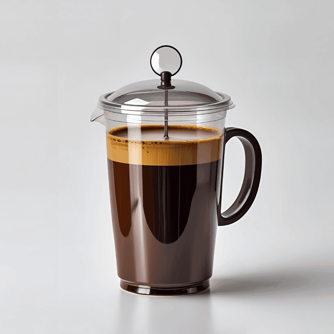 french_press_coffee_in_a_plastic_cup